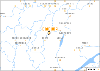 map of Odibuba