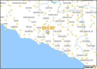 map of Odicon