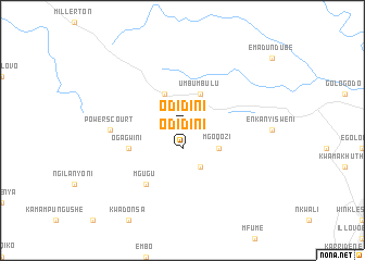 map of Odidini