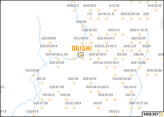 map of Odighi