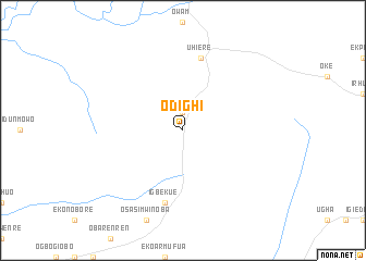 map of Odighi