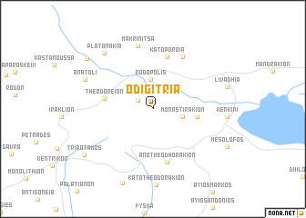 map of Odigítria