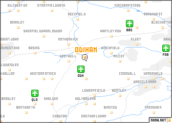 map of Odiham