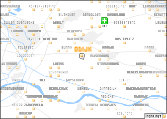 map of Odijk