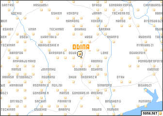 map of Odina