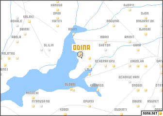 map of Odina
