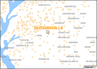 map of Odin Shāh Kalla