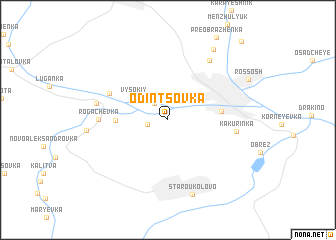 map of Odintsovka