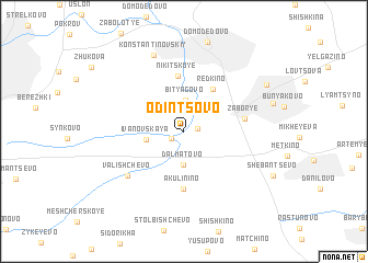 map of Odintsovo