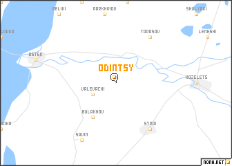 map of Odintsy