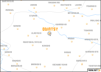 map of Odintsy