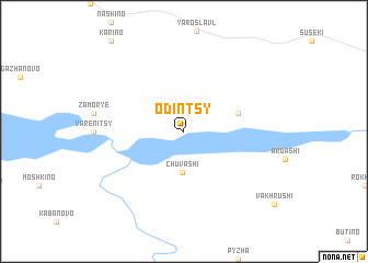 map of Odintsy