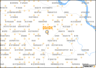 map of Odiok