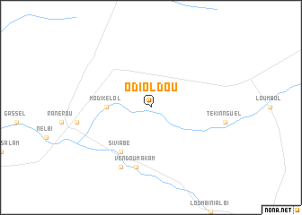 map of Odioldou