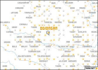 map of Odioñgan