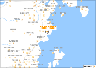 map of Odioñgan