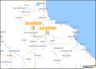 map of Odiongan