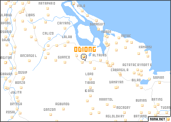 map of Odiong