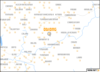 map of Odiong