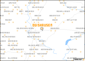 map of Ödishausen