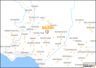 map of Odishi