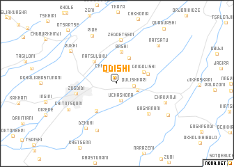 map of Odishi