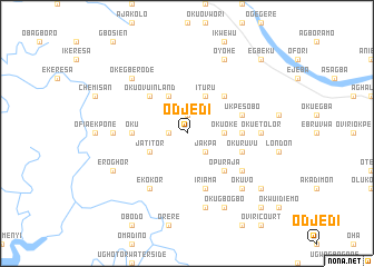 map of Odjedi