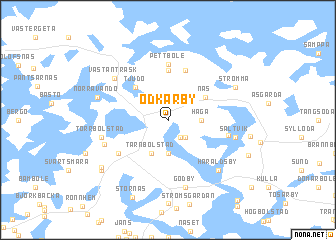 map of Ödkarby