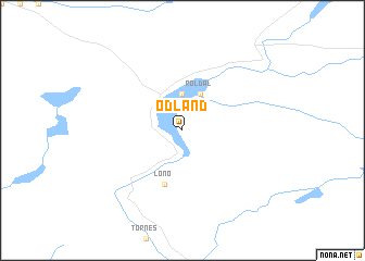 map of Odland