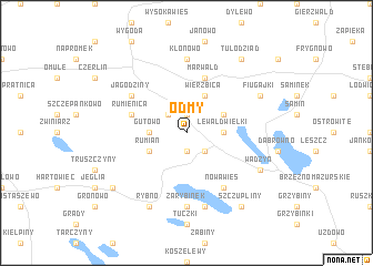 map of Odmy