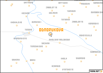 map of Odnorukova