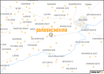 map of Odnoshchëkina