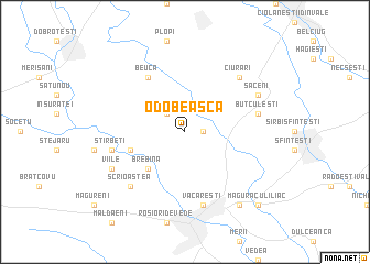 map of Odobeasca