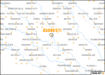 map of Odobeşti