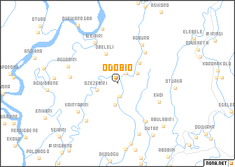 map of Odobio