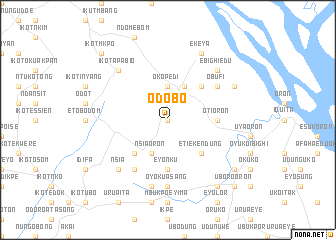 map of Odobo