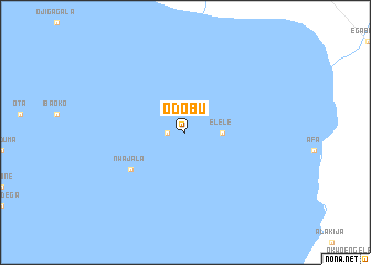 map of Odobu