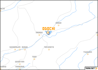 map of Ōdochi