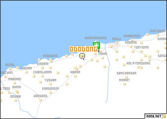 map of Odo-dong