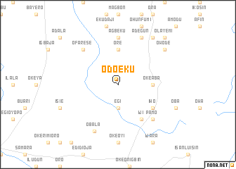 map of Odo Eku