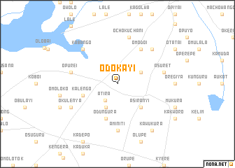 map of Odokayi