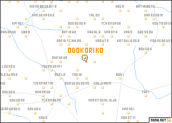 map of Odokoriko