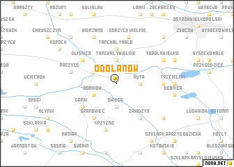 map of Odolanów