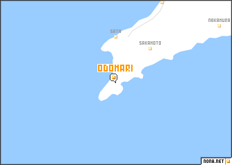 map of Ōdomari