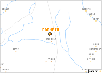 map of Odo Méta