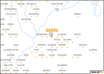 map of Odomu