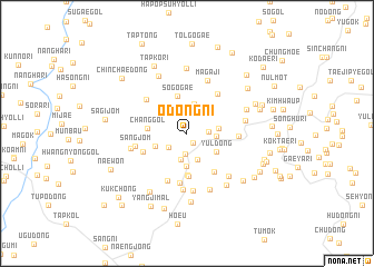 map of Ŏdŏng-ni