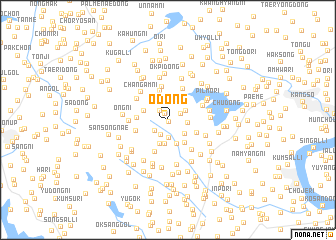 map of Ŏ-dong