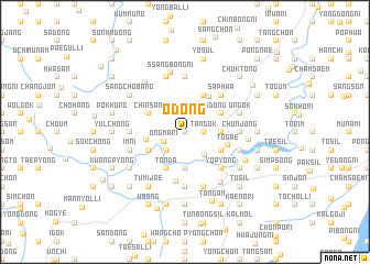 map of O-dong