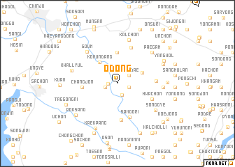 map of Odong